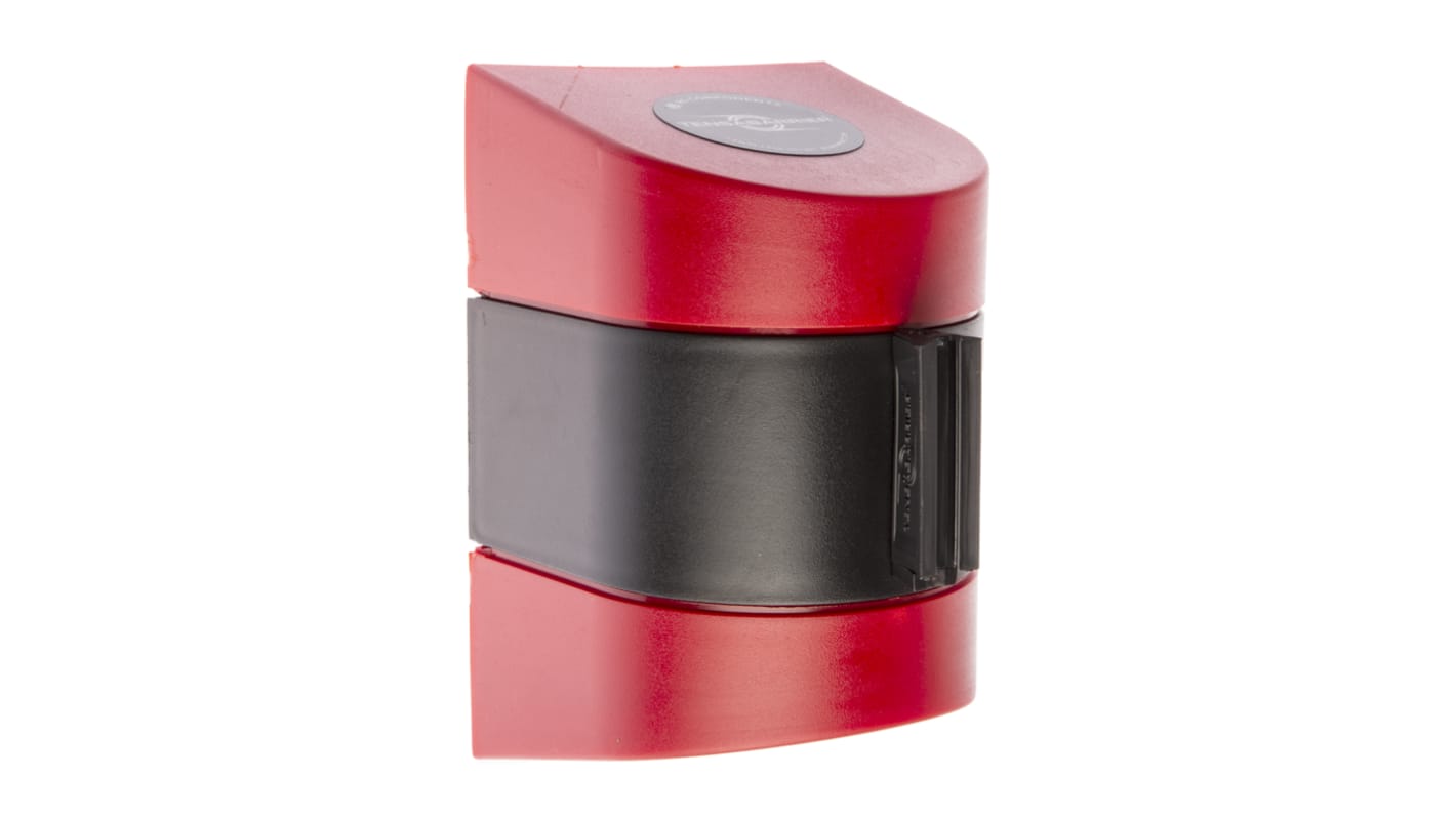 Tensator Red & White Retractable Barrier, 8m, Red, White Tape