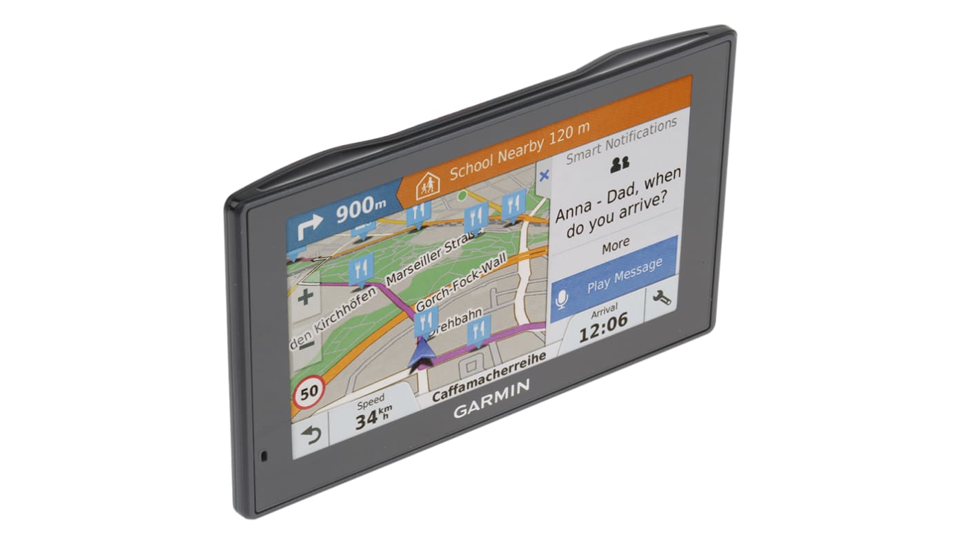 Garmin DriveSmart 51 LMT-D Kfz Navigationsgerät, 111 x 63mm Display 480 x 272pixels Touchscreen Farbdisplay, 140 x 84 x