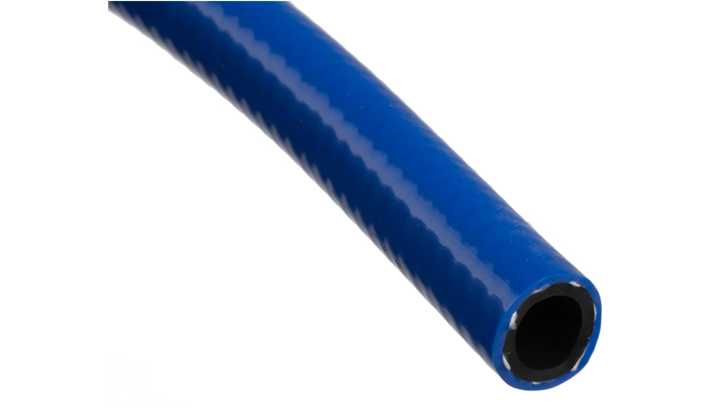 RS PRO Schlauch, Ø 10mm 15.5mm Blau PVC Übertragung 20 bar für Druckluft x 50m