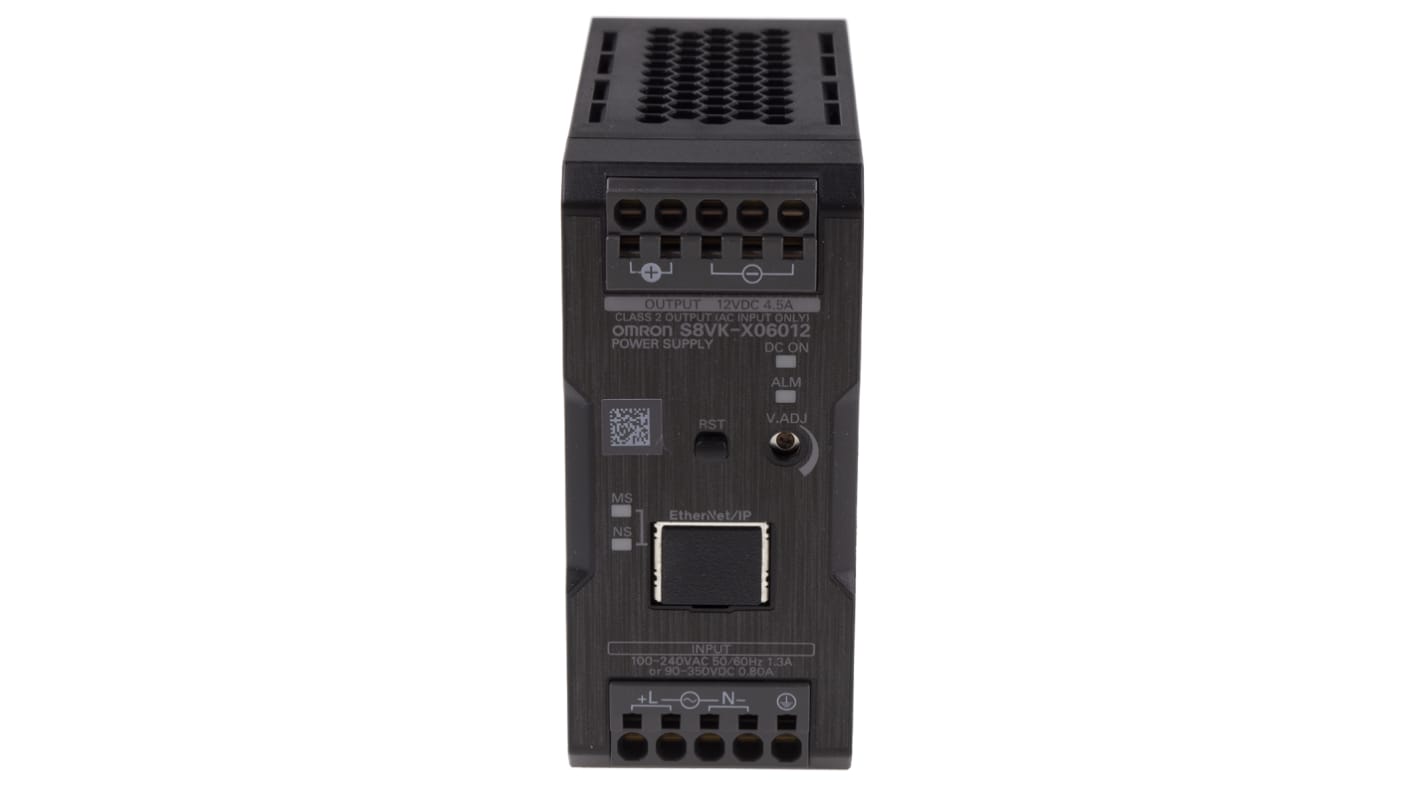 S8VK-X06012-EIP | オムロン S8VK-X DINレール取付け用