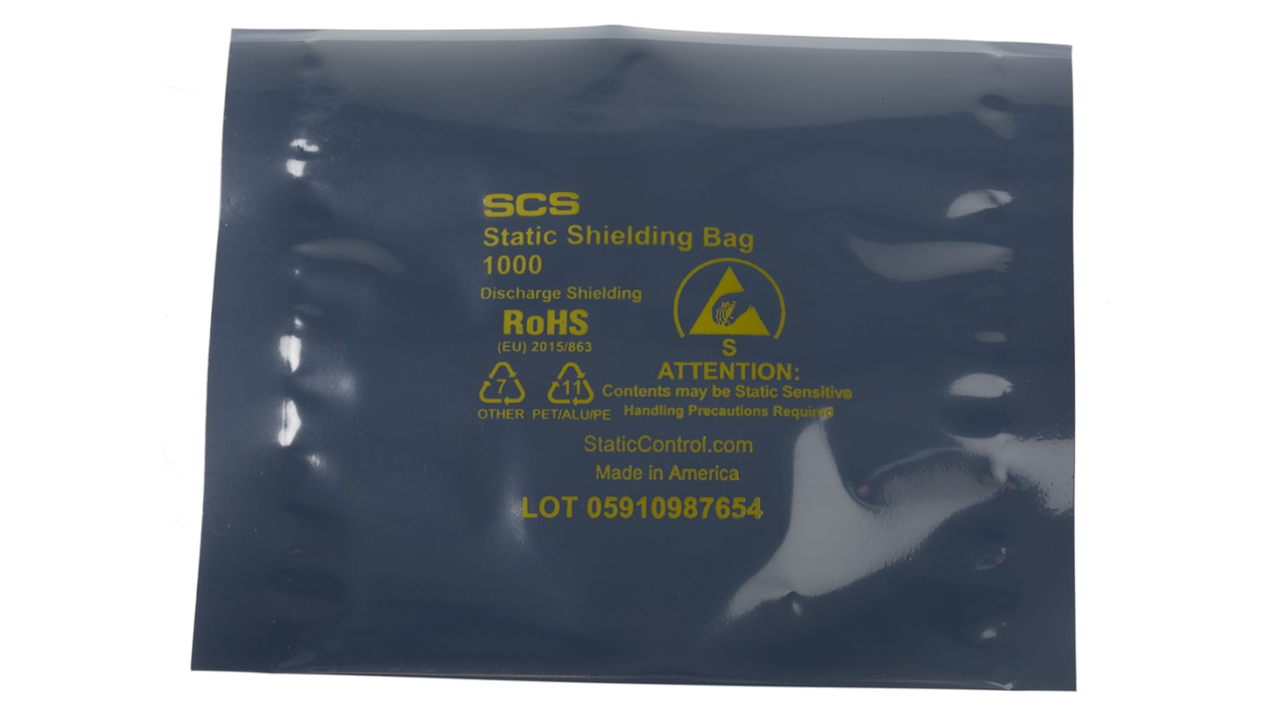 SCS Static Shielding Bag 102mm(W)x 102mm(L)