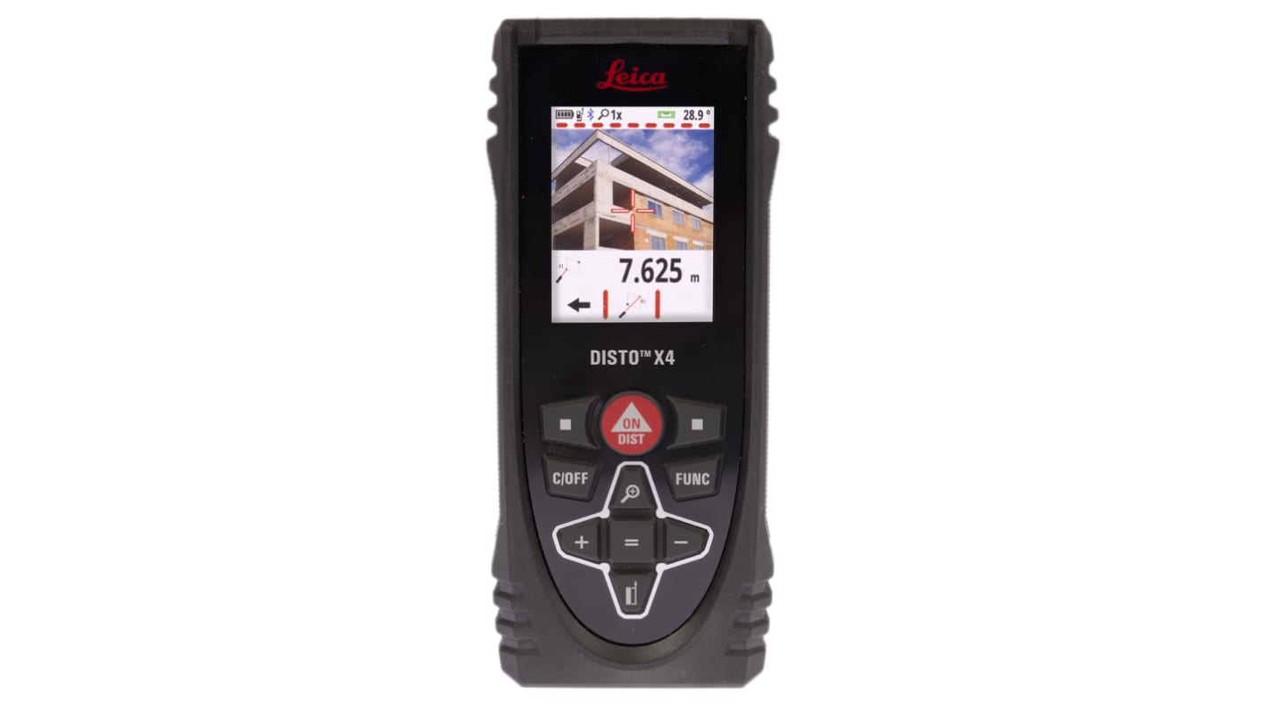 Leica X4 Laser Measure, 0.05 → 150m Range, ±1 mm Accuracy