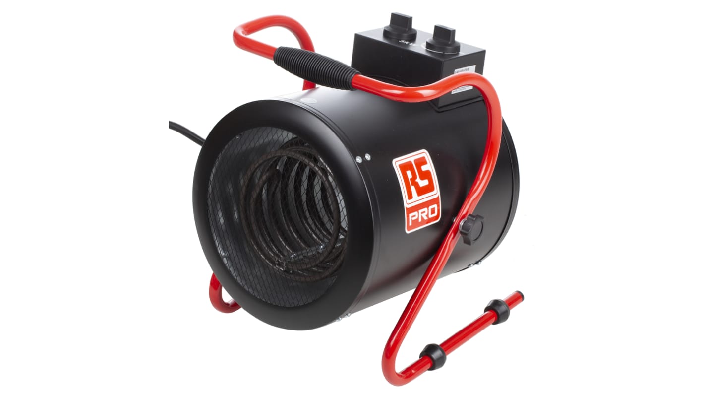 RS PRO 5kW Fan Industrial Heater, Floor Mounted, 415 V BS4343/IEC60309