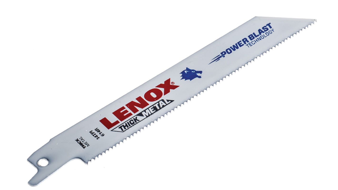 Lama per seghetto alternativo Lenox, lunghezza di taglio 152mm, 14 denti per pollice , 5 pezzi