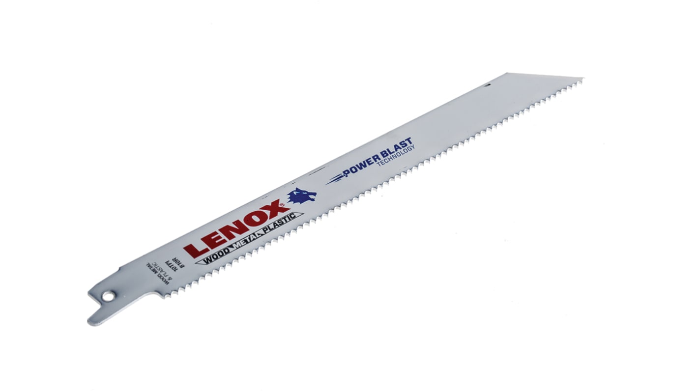 Lenox, 10 Teeth Per Inch 203mm Cutting Length Reciprocating Saw Blade, Pack of 5