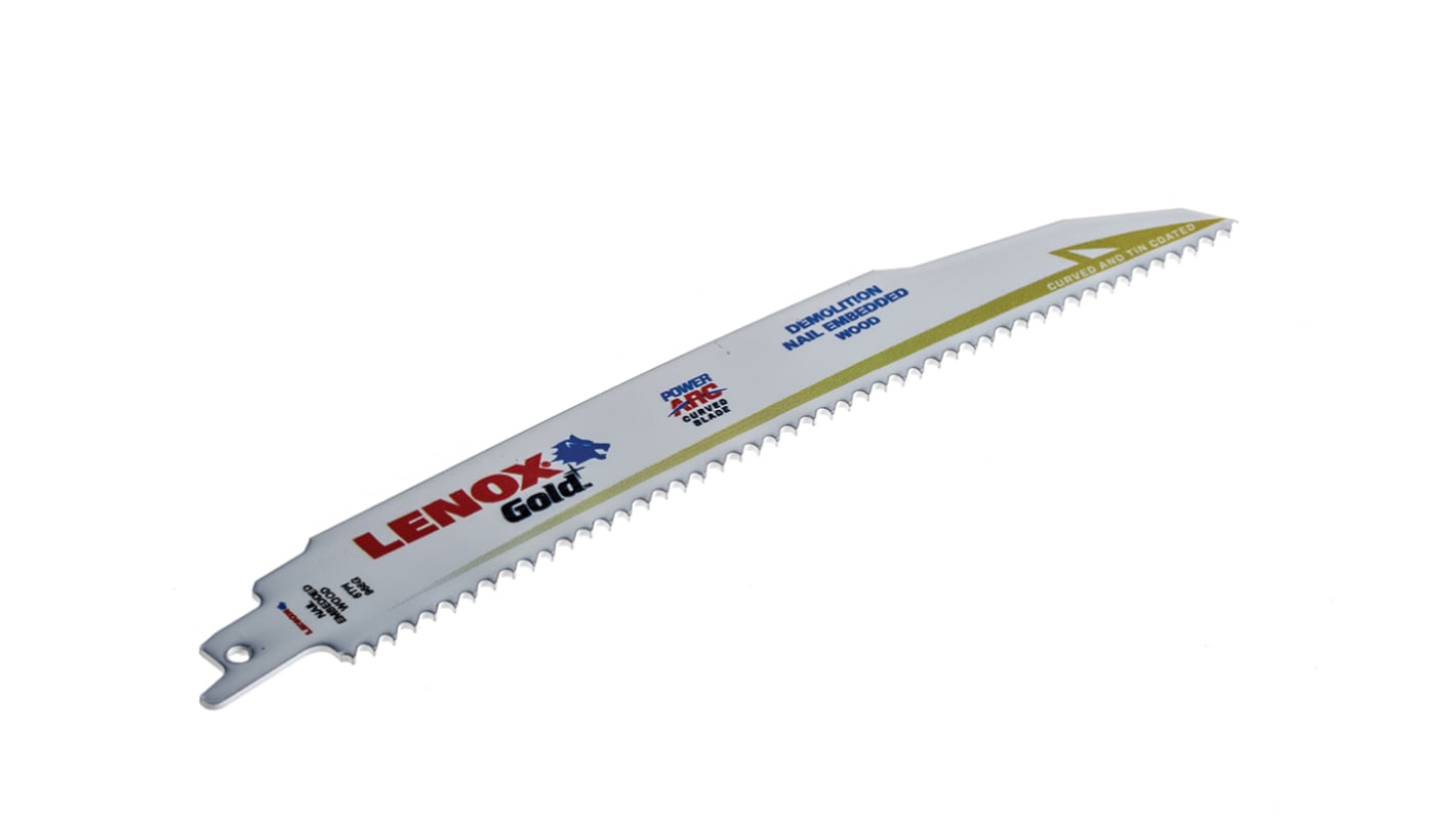 Lama per seghetto alternativo Lenox, lunghezza di taglio 229mm, 6 denti per pollice , 5 pezzi