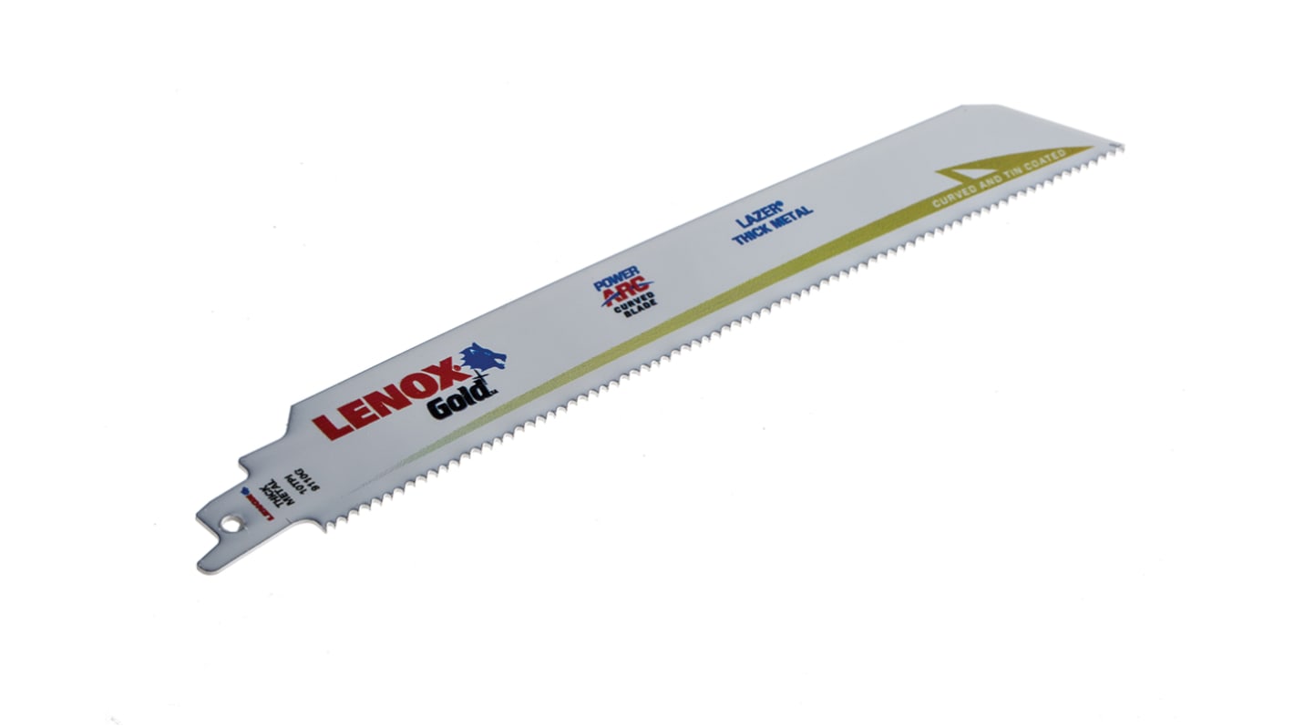 Lenox, 10 Teeth Per Inch 229mm Cutting Length Reciprocating Saw Blade, Pack of 5