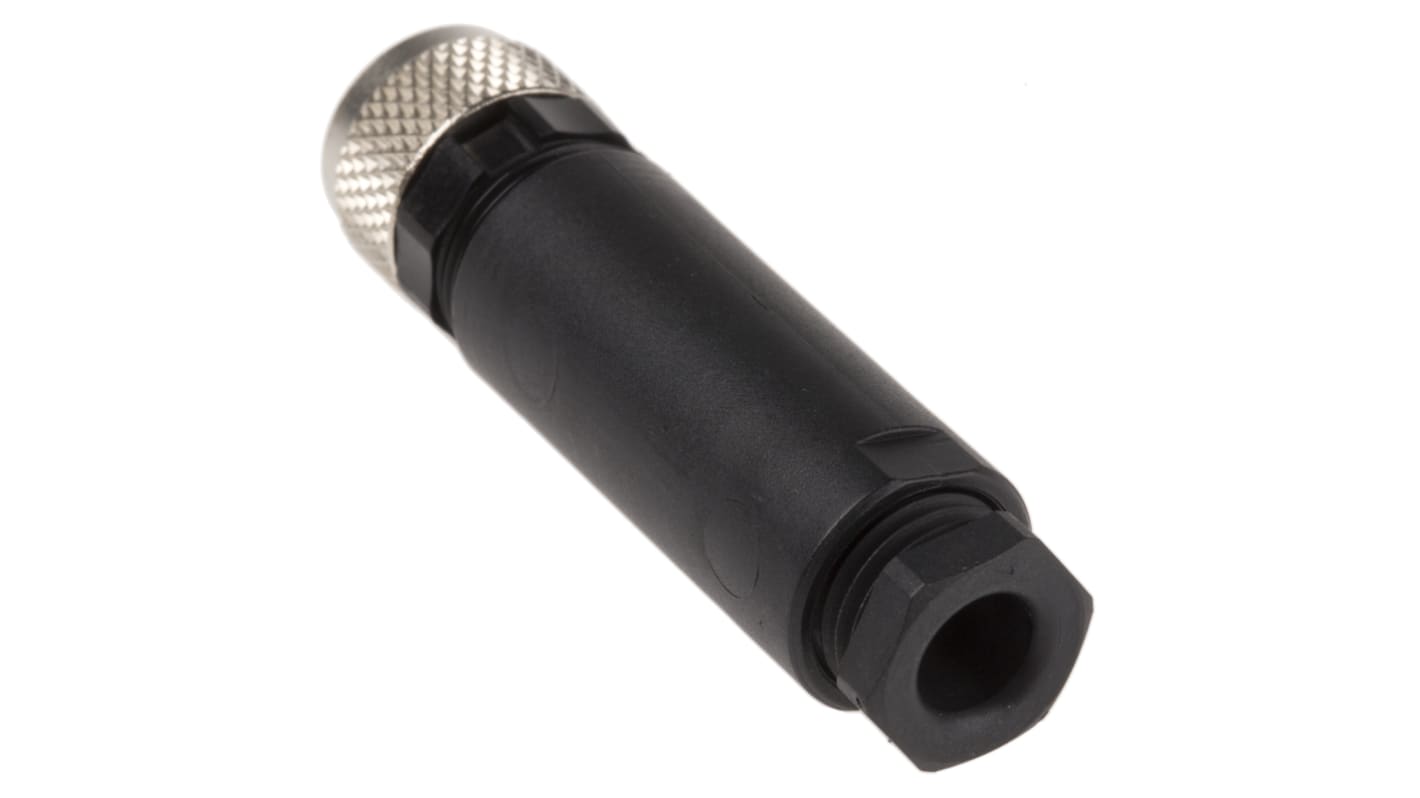 Alpha Wire Connector, 4 Contacts, Cable Mount, M8 Connector, Socket, Female, IP67, Alpha Connect Series