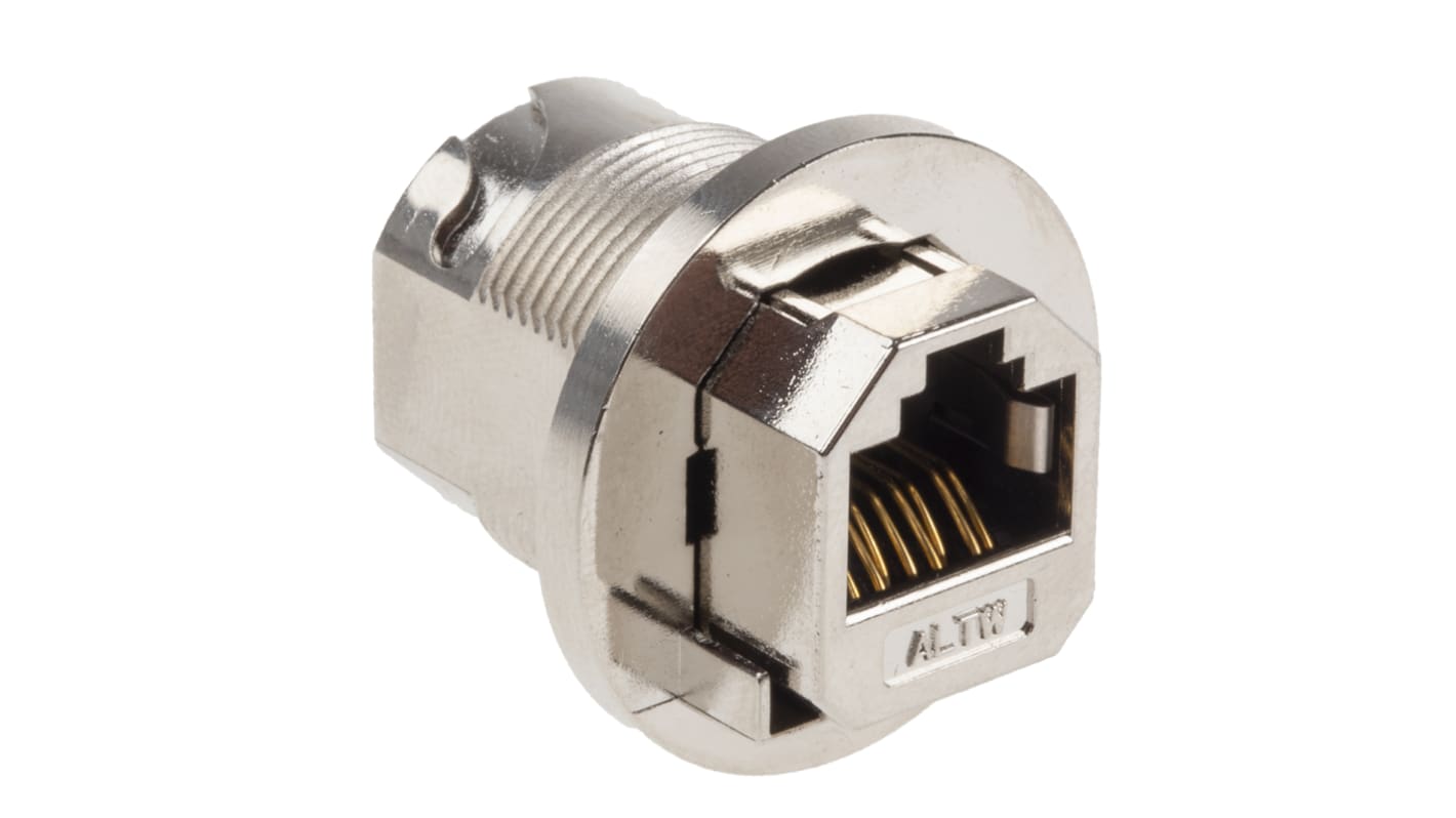 Amphenol Industrial RCM Series Female RJ45 Connector, Panel Mount