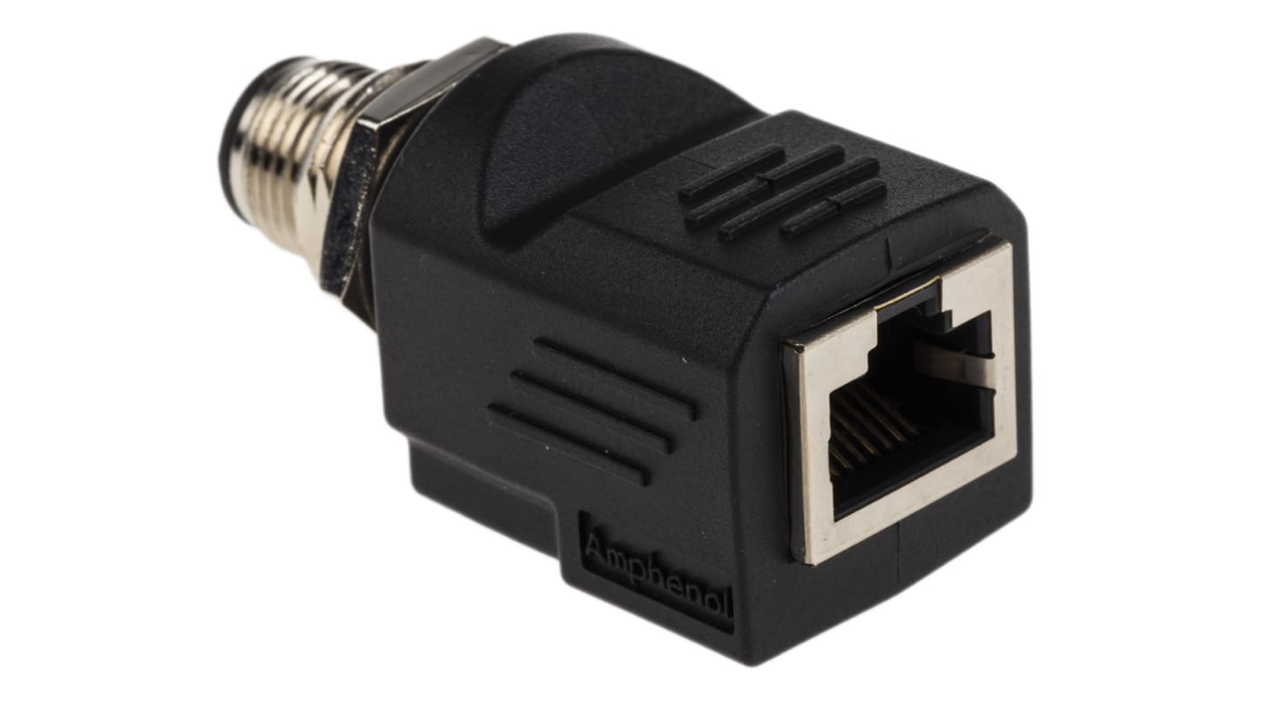 Amphenol Industrial 圆形连接器转接头, 直向, IP65，IP68