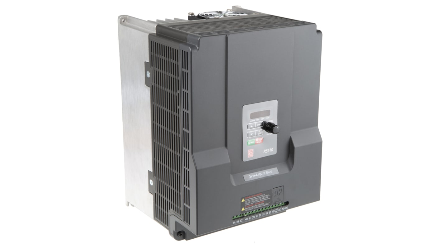 RS PRO Inverter Drive, 7.5 kW, 3 Phase, 380 → 480 V ac, 19.3 A