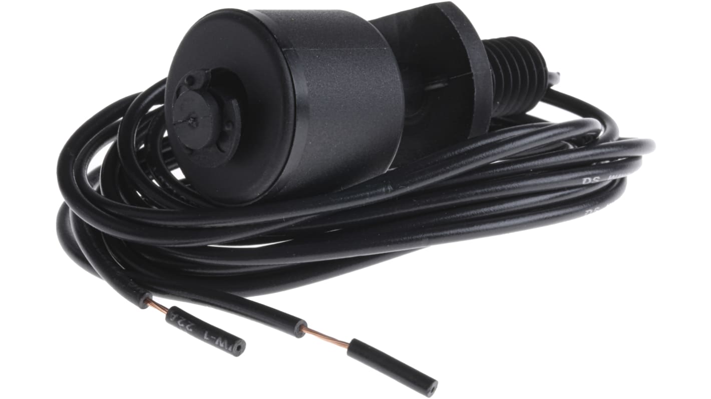 RS PRO Vertical Nylon Float Switch, Float, 1m Cable, NO/NC, 240V ac Max, 120V dc Max