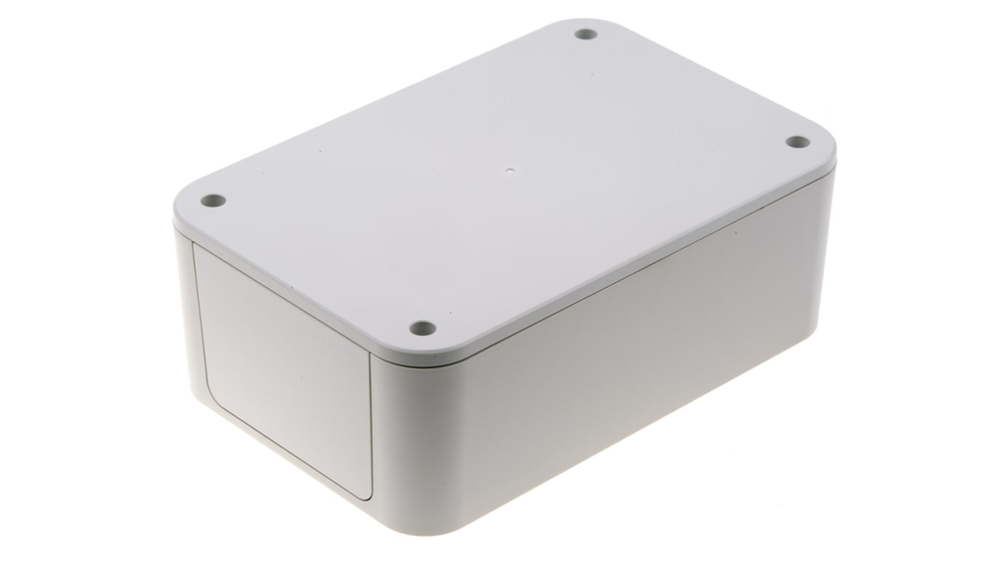 Takachi Electric Industrial PF Series White ABS Enclosure, IP40, White Lid, 150 x 100 x 55mm