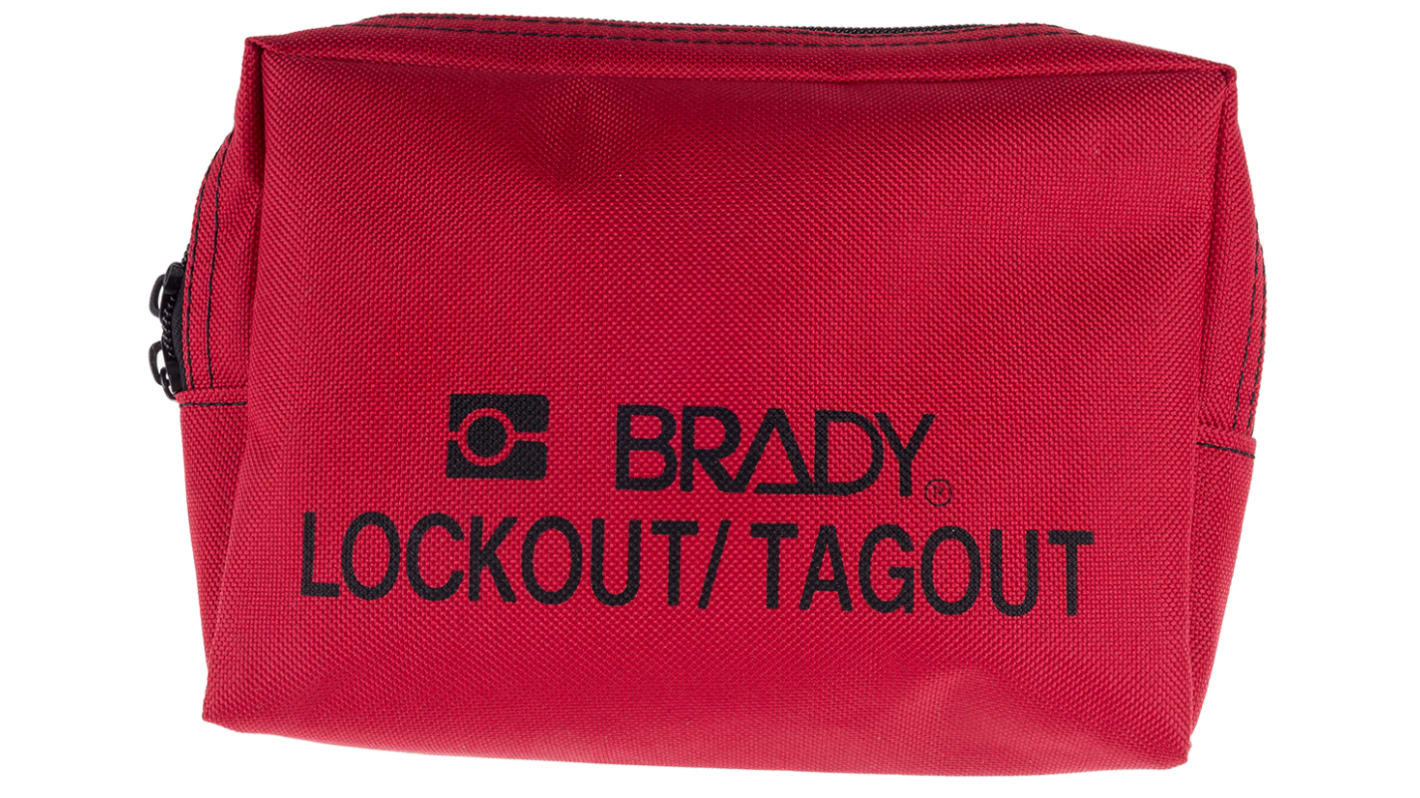 Brady Red Heavy Duty Nylon Lockout Tagout Empty Bags & Pouches
