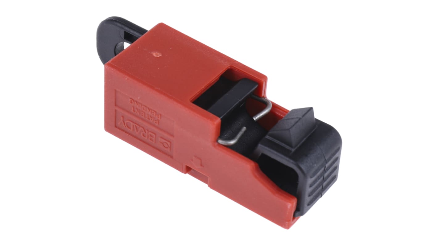 Brady Red 1-Lock Fibreglass Reinforced Nylon Circuit Breaker Switch Lockouts, 7.37mm Shackle