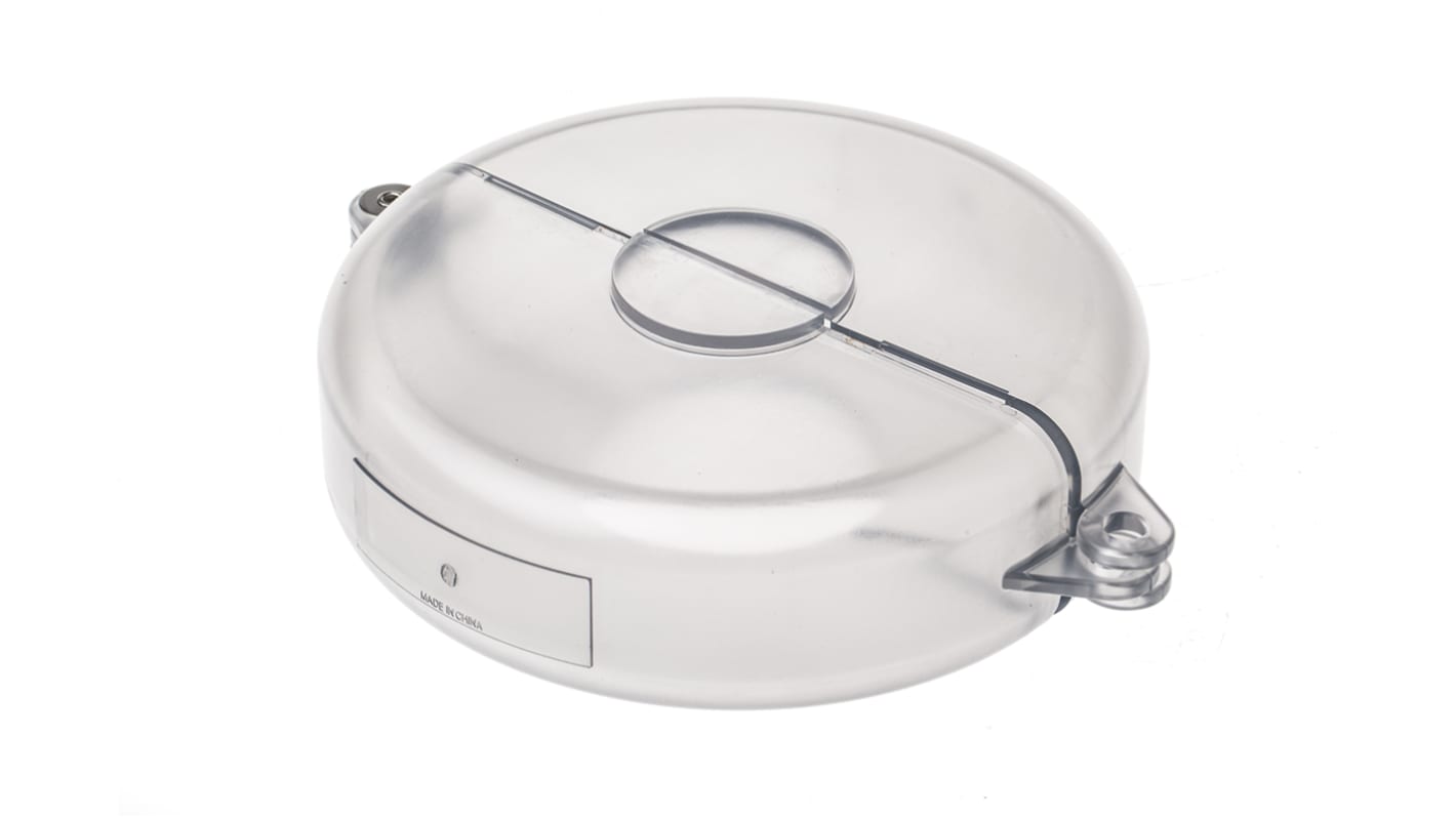 Brady Transparent 1-Lock Polycarbonate Gate Valve Lockout, 9.53mm Shackle, 165mm Attachment