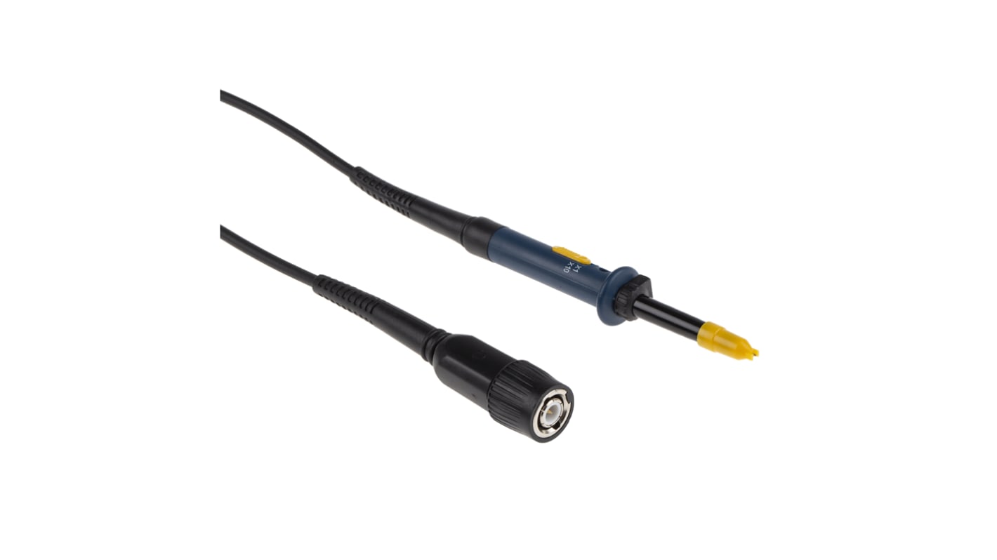 Pico Technology TA375 Oscilloscope Probe, Voltage Type, 100MHz, 1:1, 1:10, Hook Clip Connector