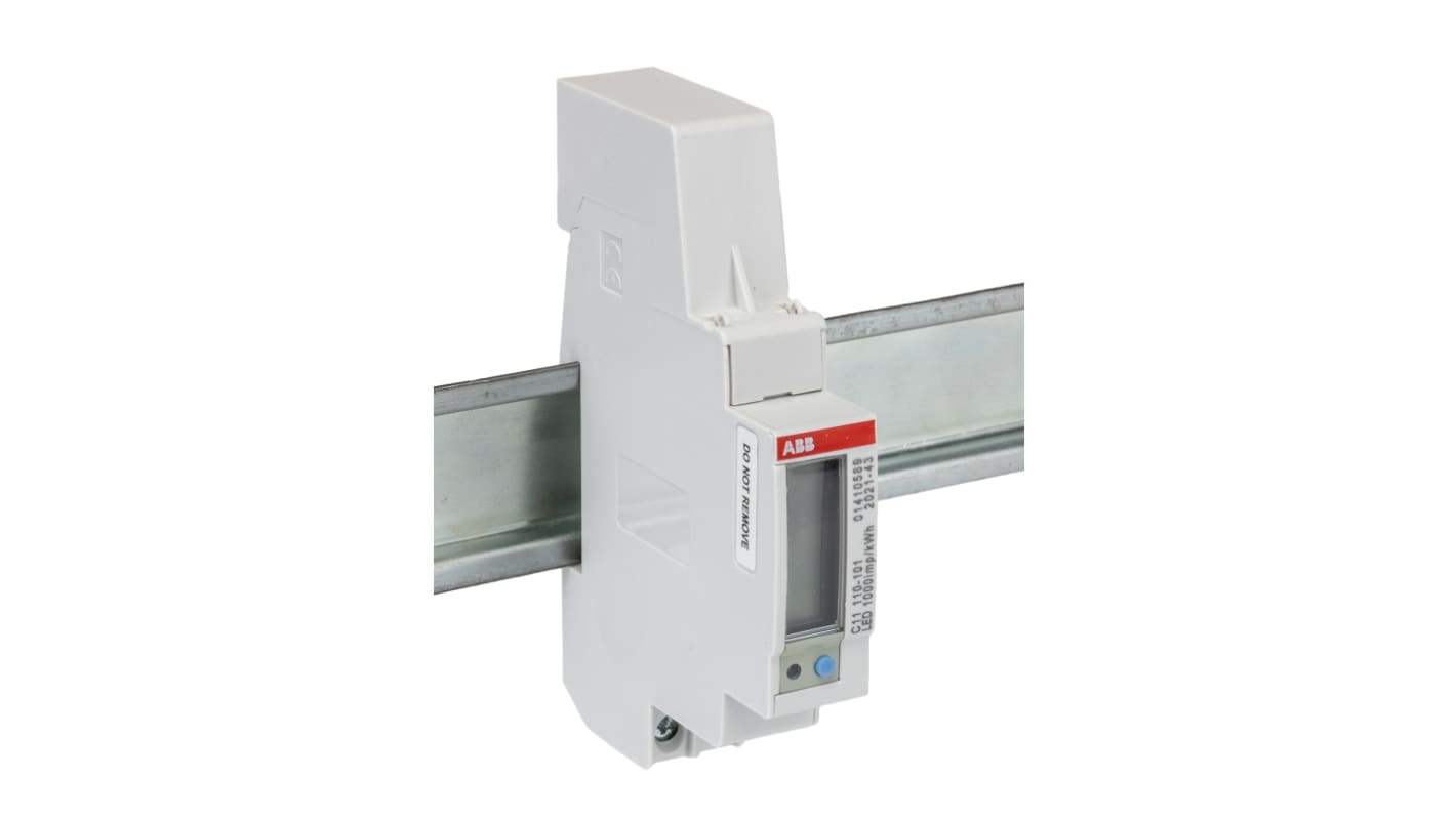 ABB 1 Phase LCD Energy Meter, Type Electronic