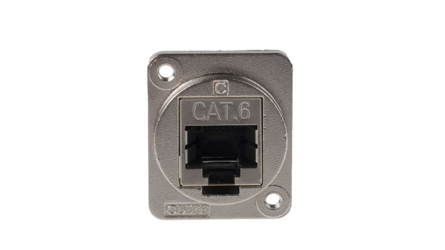 RS PRO 网络耦合器, Cat6网络, 1端口, 屏蔽