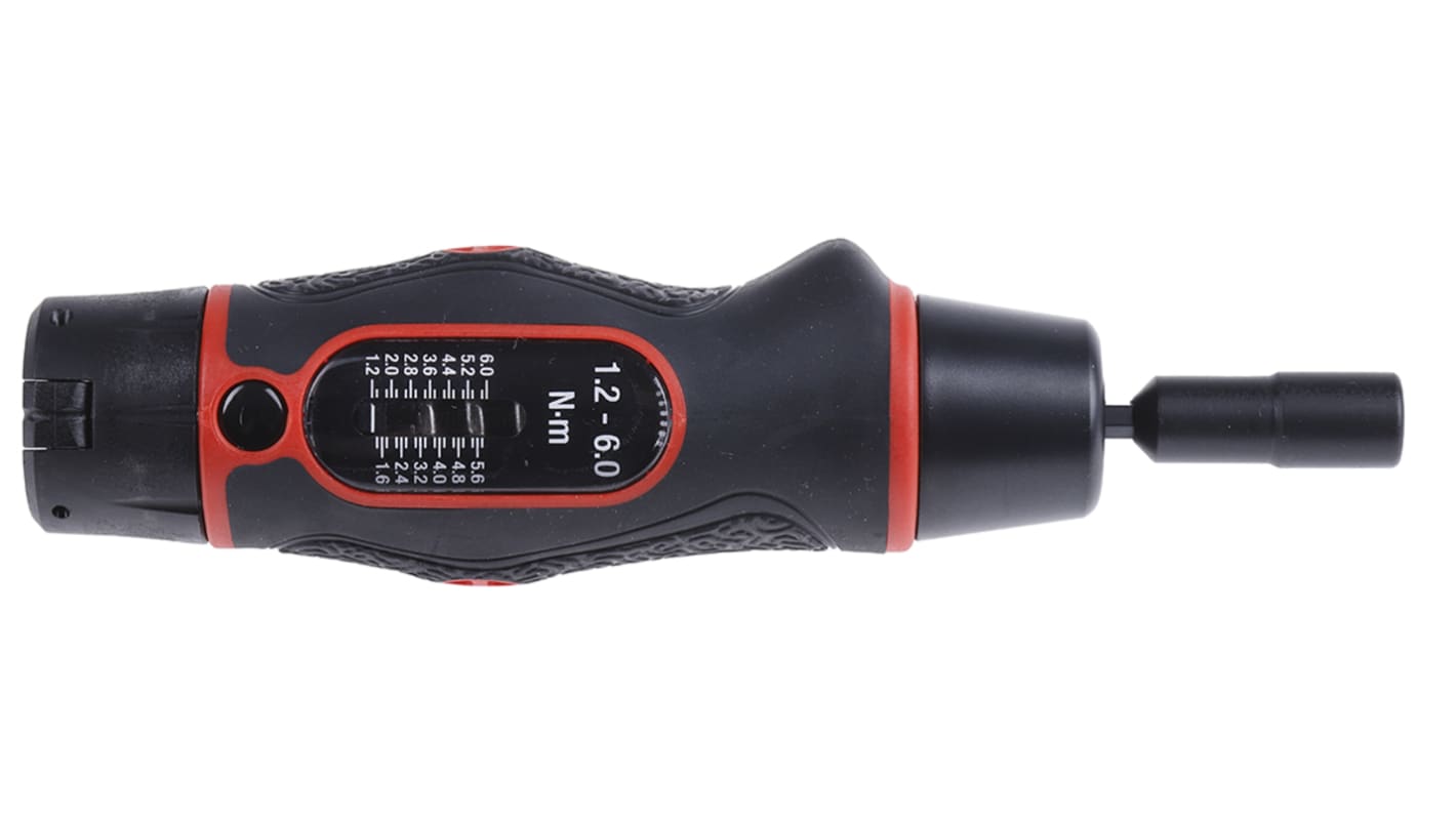 Norbar Torque Tools Adjustable Hex Torque Screwdriver, 1.2 → 6Nm, 1/4 in Drive