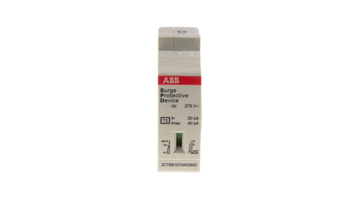 ABB, OVR Surge Protection Device 275 V Maximum Voltage Rating 40kA Maximum Surge Current Surge Protection Device