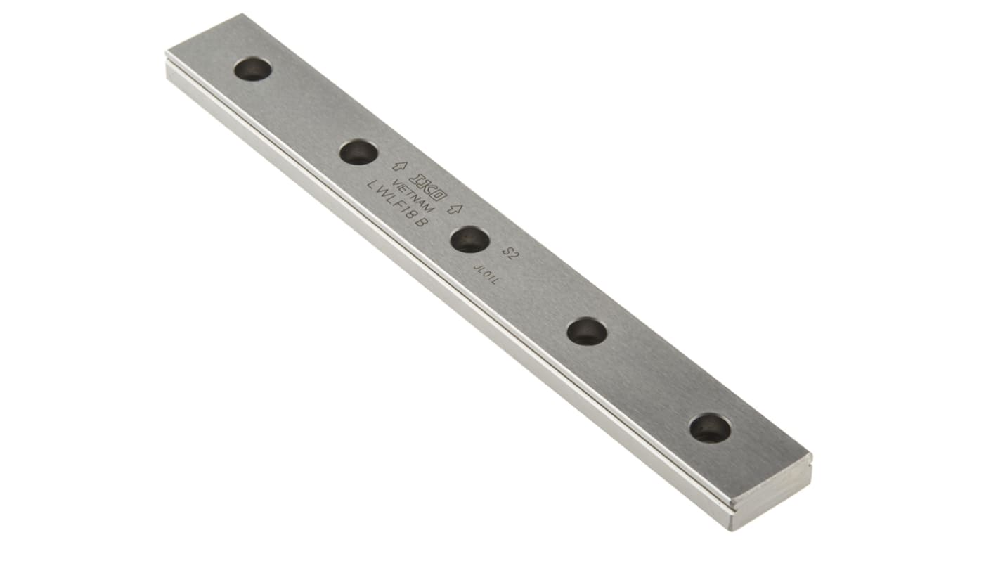 IKO Nippon Thompson リニアガイドレール, 長さ：150mm, 幅：18mm, ステンレス鋼, LWLF18R150HS2