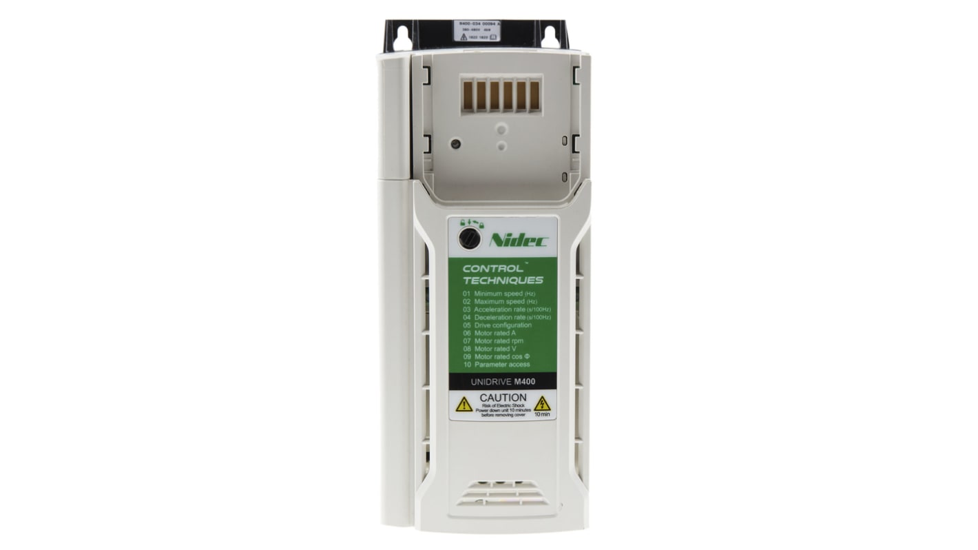 Control Techniques Inverter Drive, 0.75 kW, 1, 3 Phase, 200 → 240 V ac, 4.2 A, M400 Series