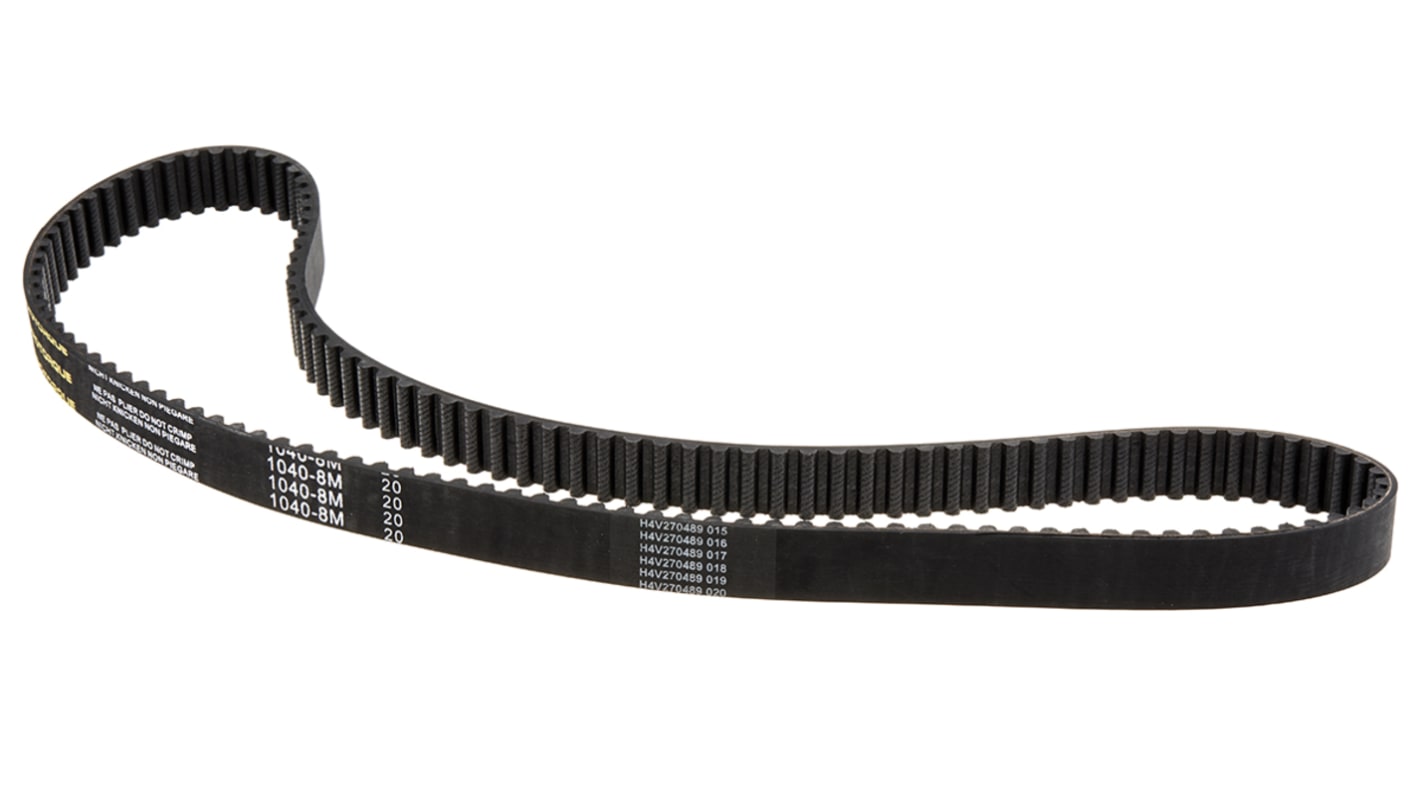 RS PRO Timing Belt, 130 Teeth, 1040mm Length, 20mm Width