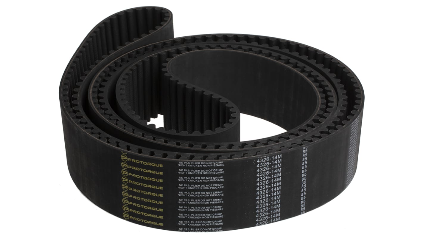 RS PRO Gummi Zahnriemen 309 Zähne, Teilung 14mm, Maße 85mm x 4326mm
