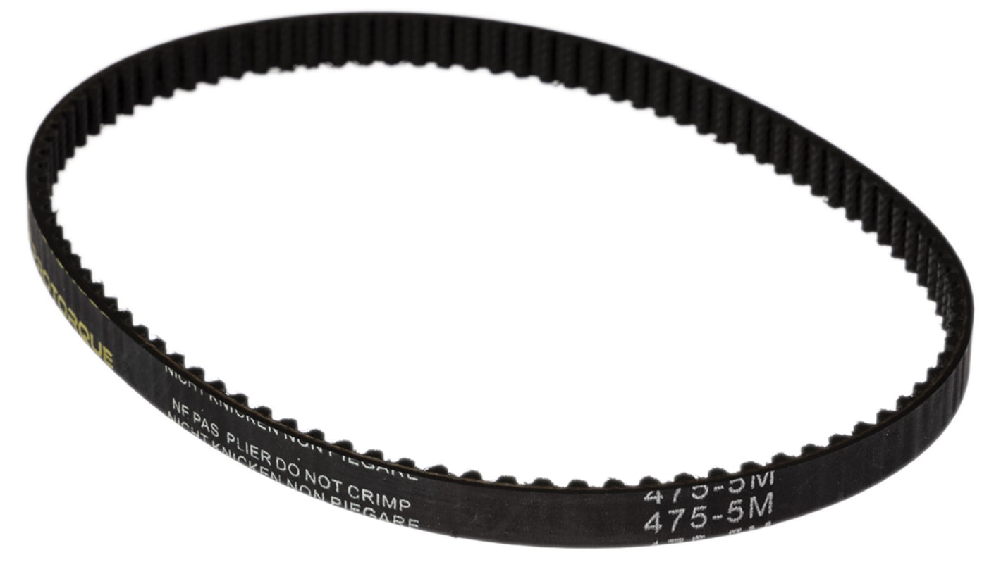 RS PRO Timing Belt, 95 Teeth, 475mm Length, 9mm Width