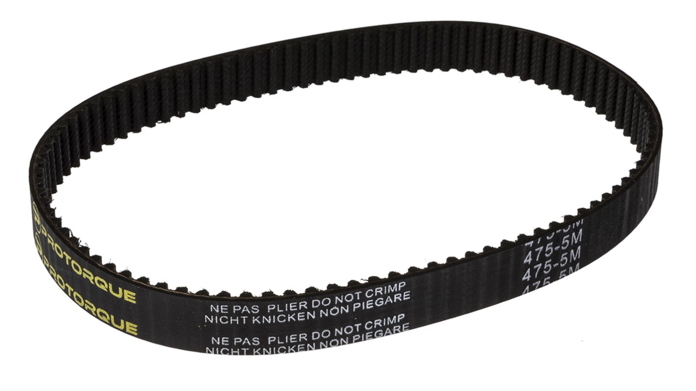 RS PRO Timing Belt, 95 Teeth, 475mm Length, 15mm Width