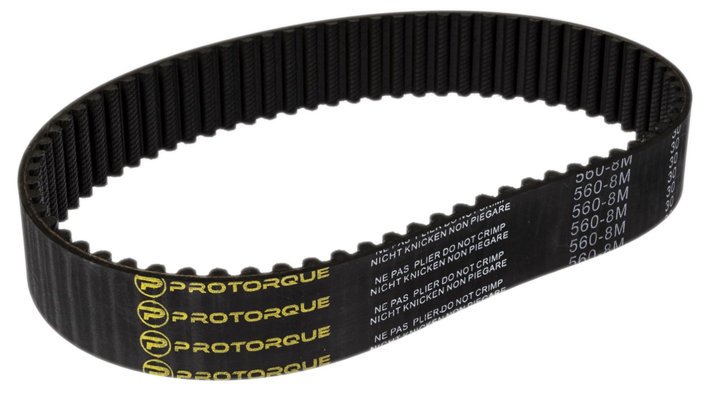 RS PRO Timing Belt, 70 Teeth, 560mm Length, 30mm Width