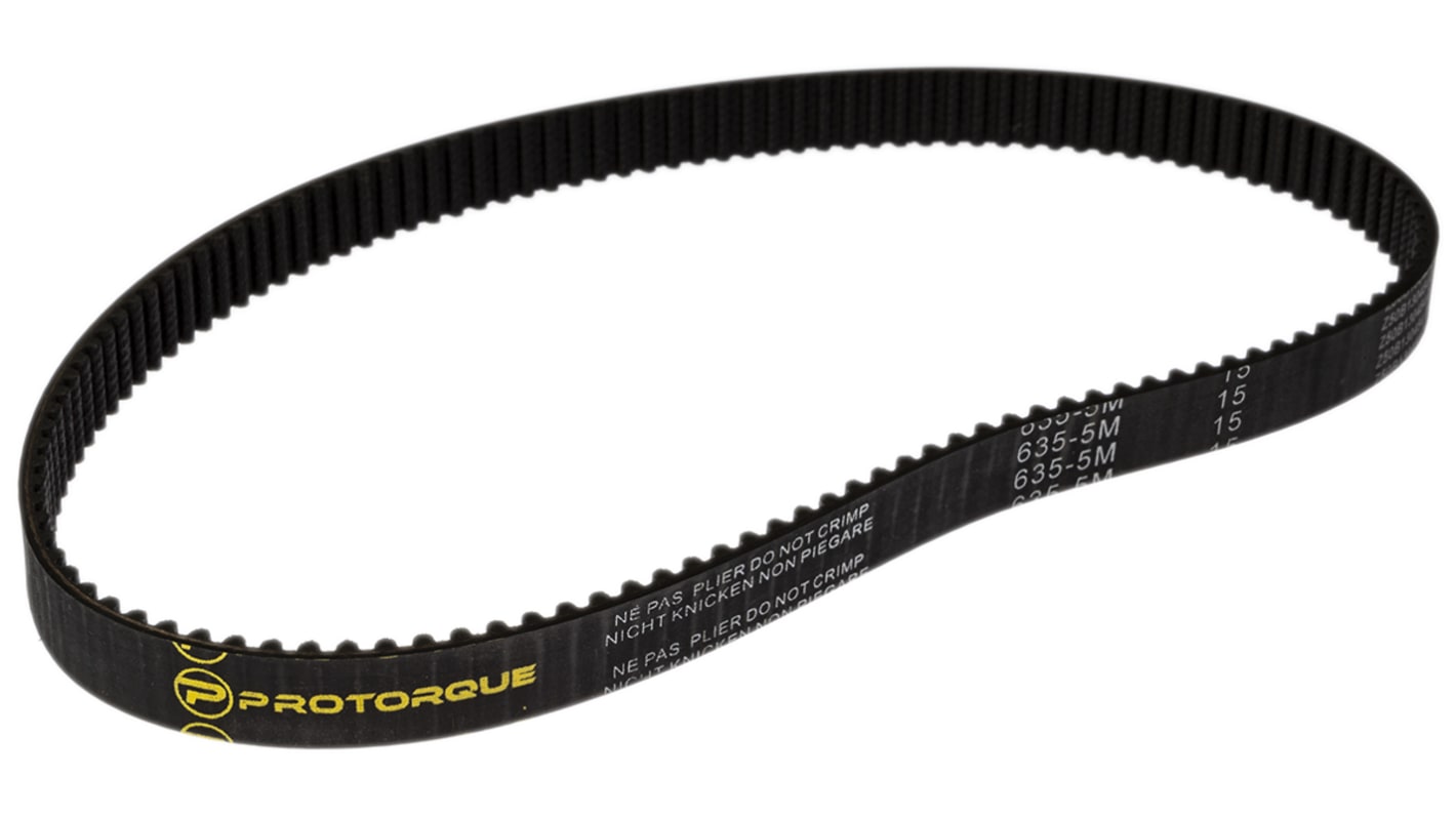 RS PRO Timing Belt, 127 Teeth, 635mm Length, 15mm Width