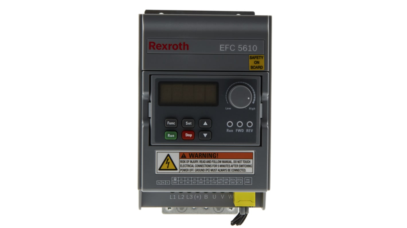 Bosch Rexroth Inverter Drive, 0.75 kW, 1 Phase, 230 V ac, 4.1 A, EFC 5610 Series