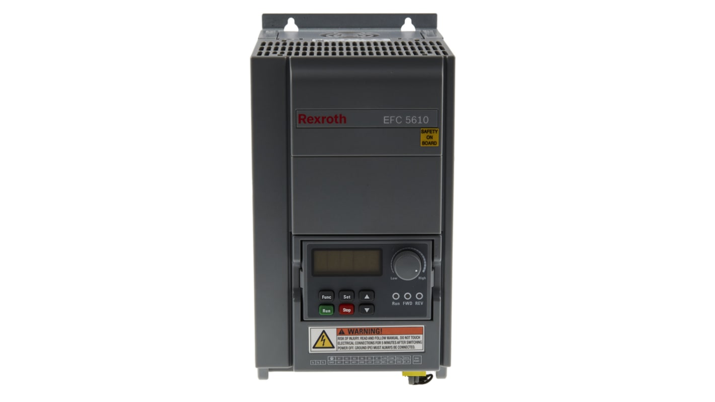 Variador de frecuencia Bosch Rexroth serie EFC 5610, 2,2 kW, 230 V ac, 1 fase, 10,1 A, 0 → 400Hz, IP20, CANOpen