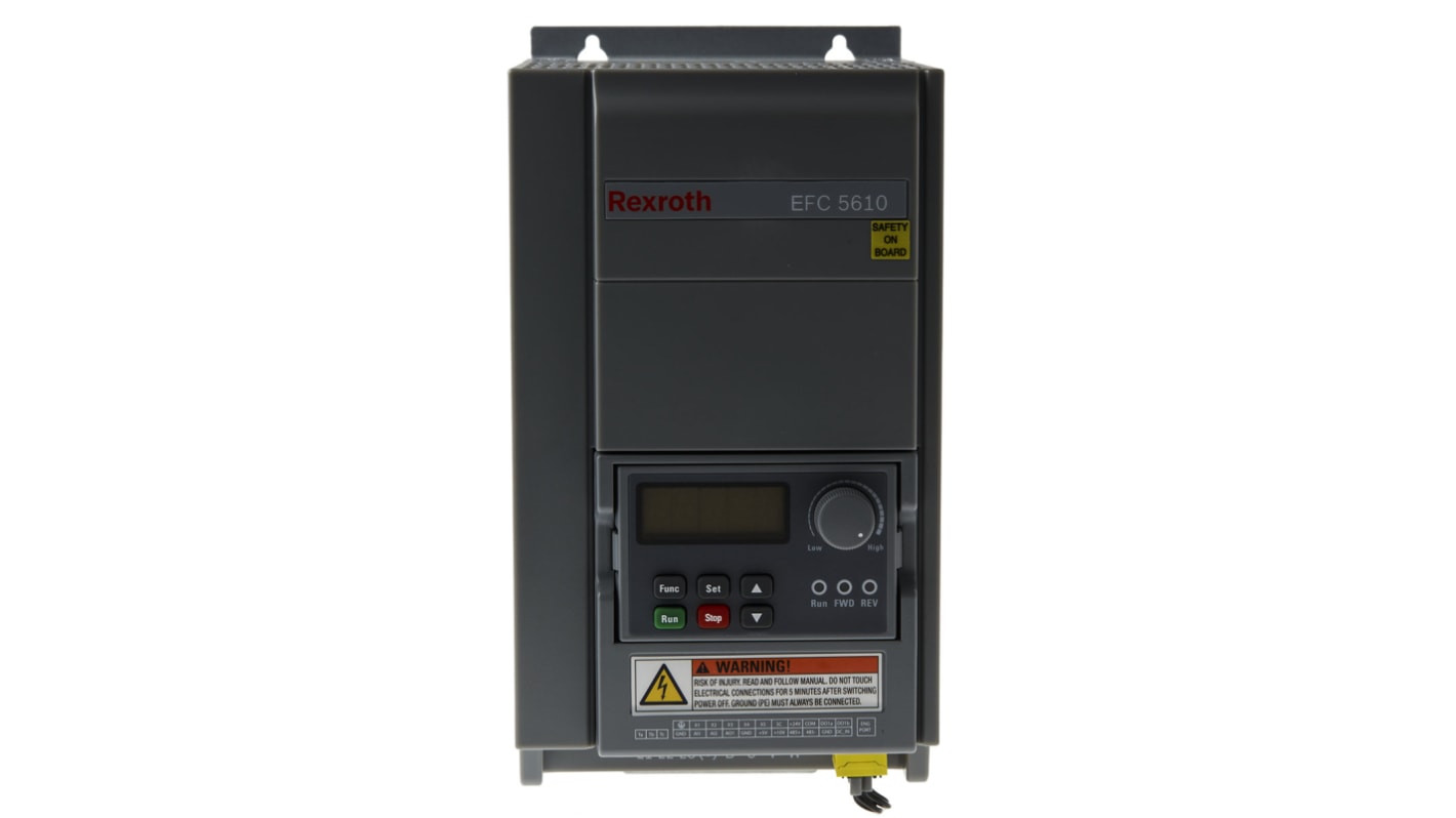 Variateur de fréquence Bosch Rexroth EFC 5610, 3 kW 380 V c.a. 3 phases, 7,4 A, 0 → 400Hz