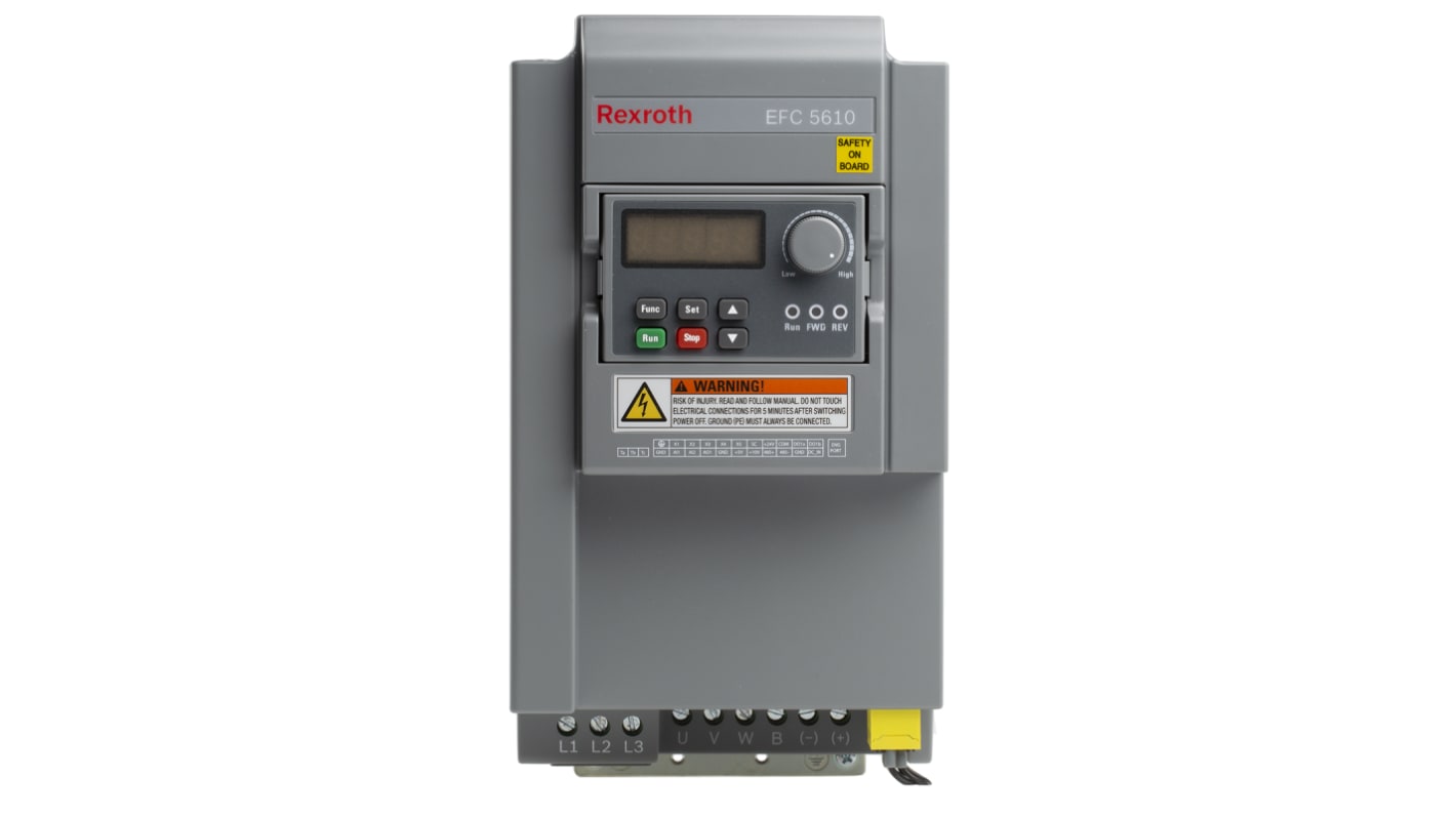 Bosch Rexroth Inverter Drive, 5.5 kW, 3 Phase, 380 V ac, 12.7 A, EFC 5610 Series