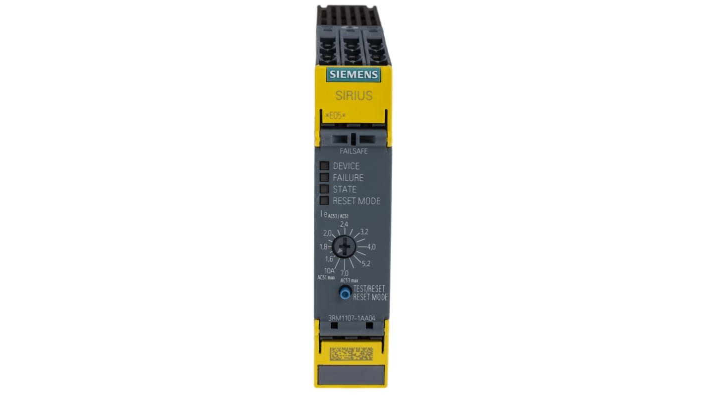 Siemens SIRIUS Starter, DOL, 3 kW, 500 V, 3 Phase, IP20, 1.6 → 7 A