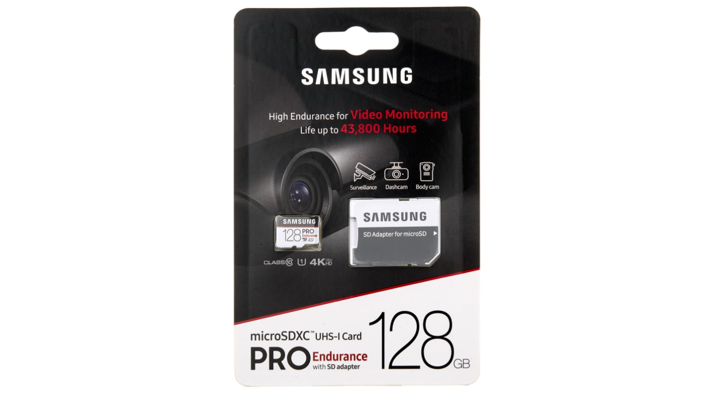 Samsung 128 GB MicroSDXC Micro SD Card, Class 10