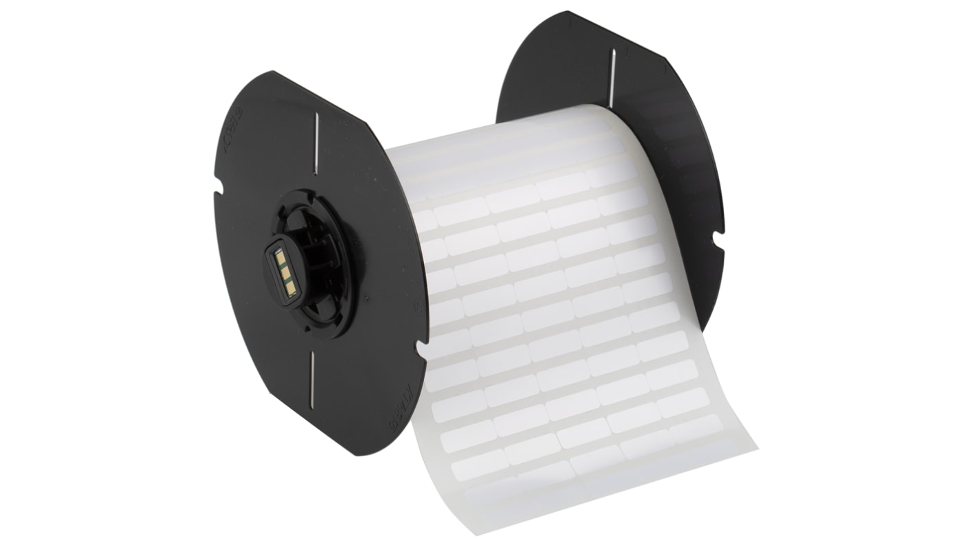 Brady B-8423 White Label Roll, 19.05mm Width, 6.35mm Height, 2500Per Roll Qty