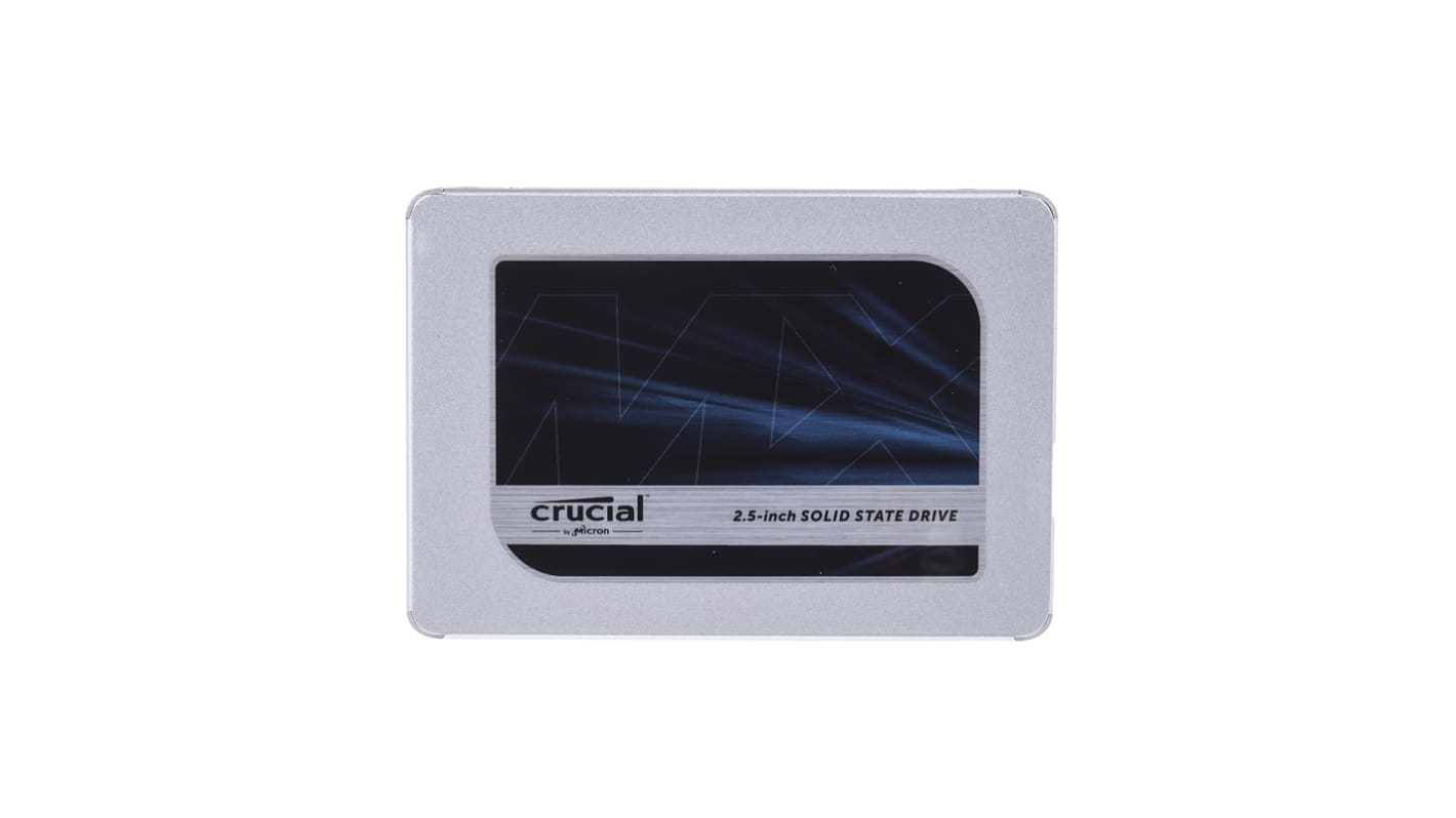 Crucial MX500, 2,5 Zoll Intern SSD-Laufwerk SATA I, 1 TB, SSD, AES-256