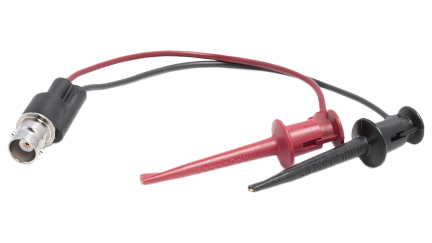 Pomona Test lead, 300V ac, Black, Red, 140mm Lead Length