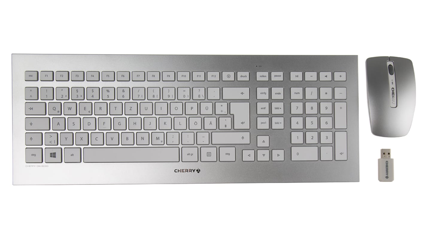 Ensemble souris et clavier Sans fils USB Standard QWERTZ (allemand)