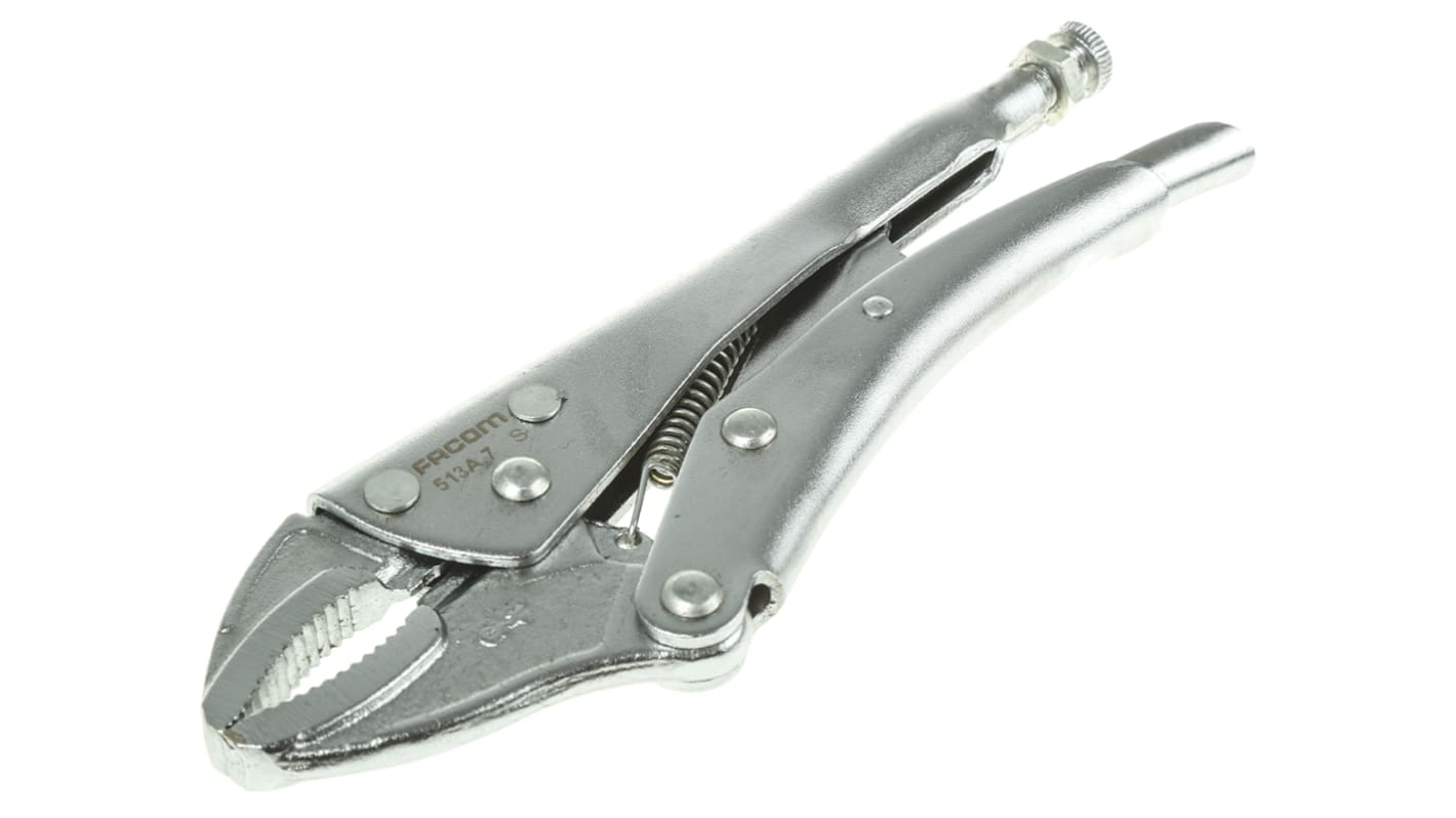 Facom Locking Pliers, 190 mm Overall