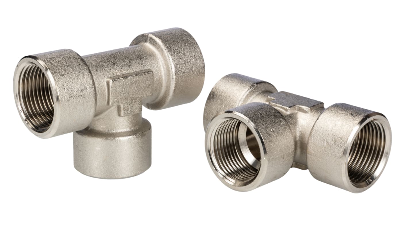RS PRO Fitting, Tee Threaded Fitting, Female G 3/4in to Female G 3/4in
