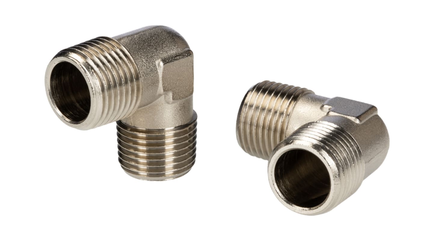 RS PRO Fitting, 90° Threaded Fitting, Male G 1/2in to Male G 1/2in