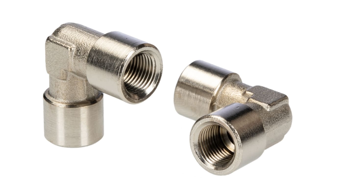 Raccord Laiton 90° RS PRO G Femelle 1/8pouce - Femelle 1/8pouce