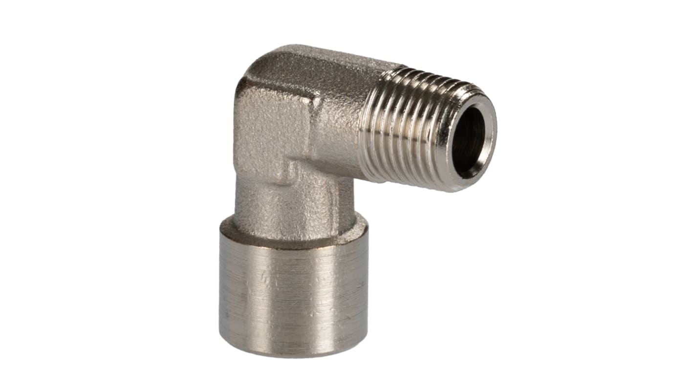 Raccord Laiton 90° RS PRO G Mâle 1/8pouce - Femelle 1/8pouce