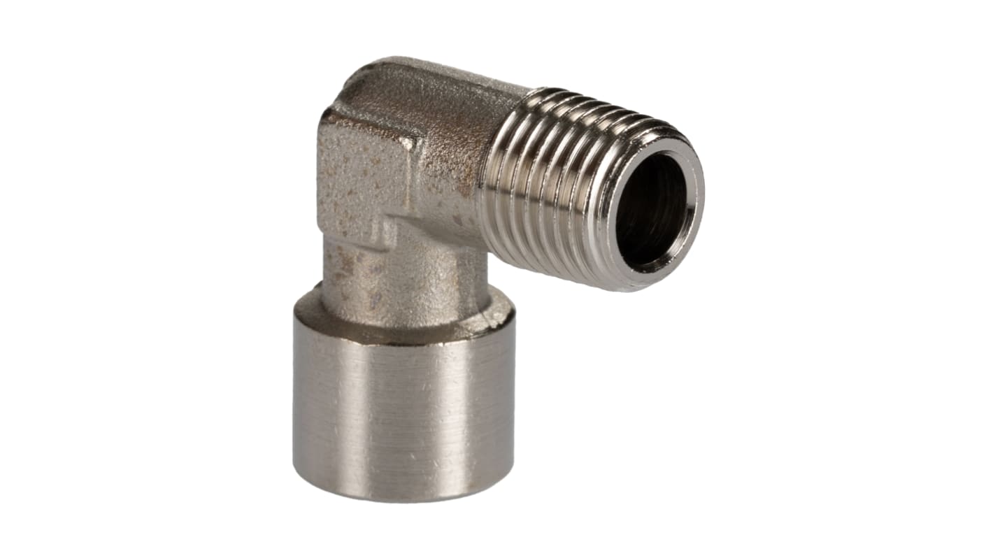RS PRO Fitting, 90° Threaded Fitting, Male G 1/4in to Female G 1/4in