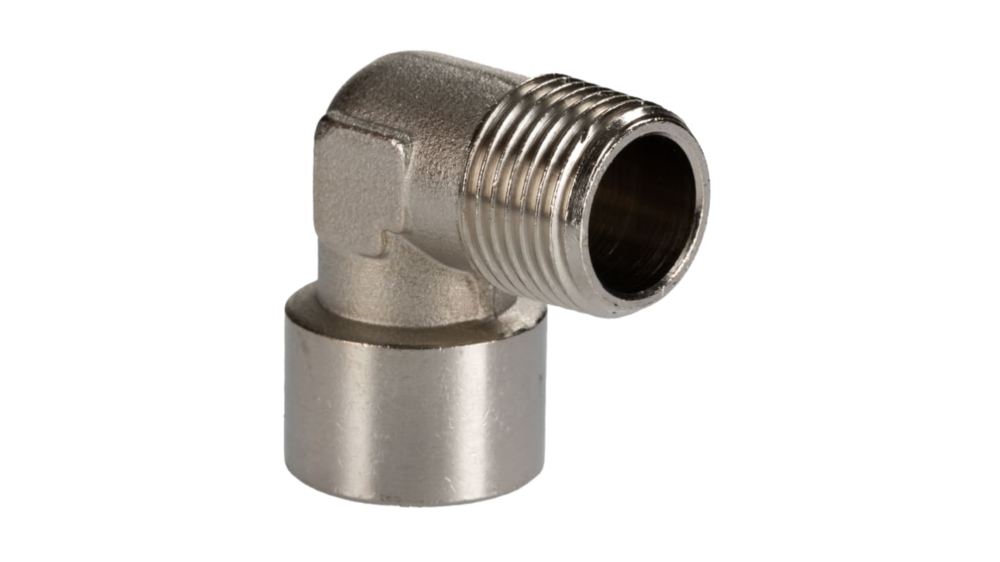 RS PRO Fitting, 90° Threaded Fitting, Male G 1/2in to Female G 1/2in